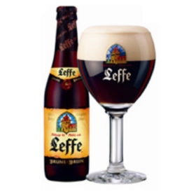 Bia Leffe nâu 6.3% – chai 33cl