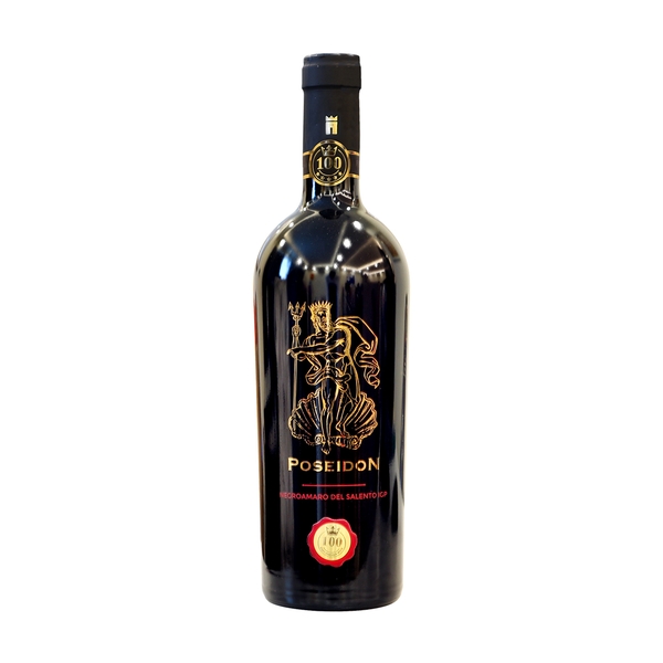 Vang Ý Poseidon Negroamaro del Salento Limited Edition