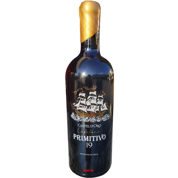 Rượu Vang Capetana Primitivo Castel D’oro 19 Độ-GIÁ BUÔN TỐT NHẤT