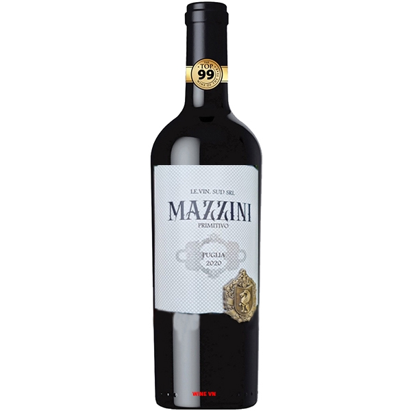 Rượu Vang Mazzini Primitivo 17 Độ-Giá rẻ nhất hnoi