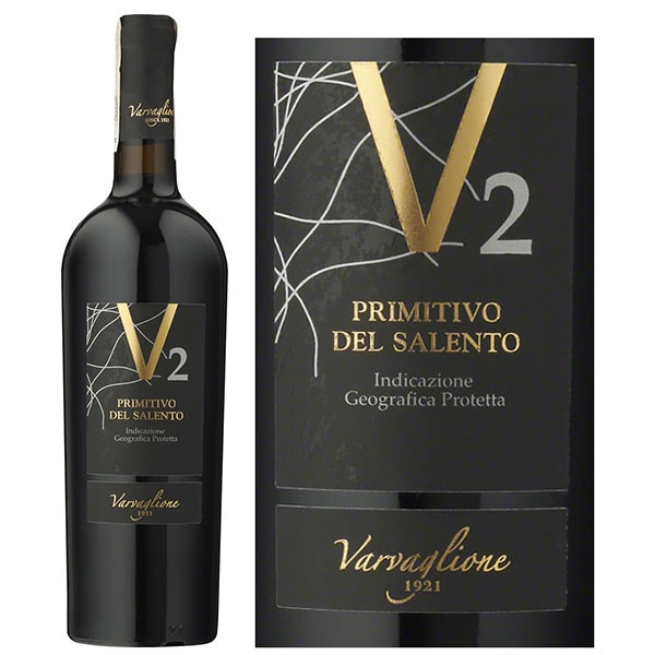 Rượu Vang Ý Varvaglione V2 Primitivo Del Salento-GIÁ RẺ NHẤT