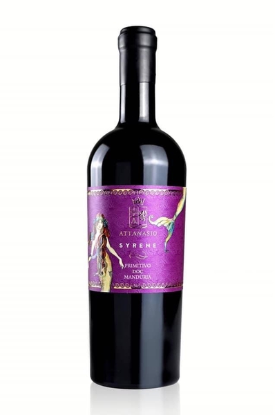 Rượu Vang Ý Attanasio Syrene – Rượu Nàng Tiên Cá