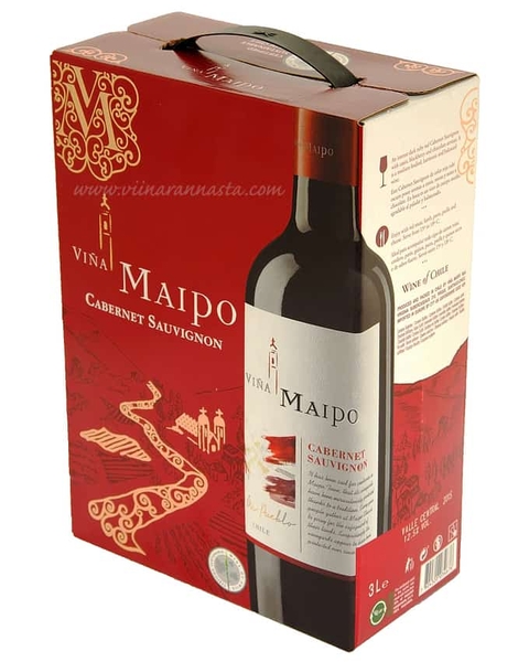 Rượu Vang Chile Vina Maipo Mi Pueblo Bịch 3L