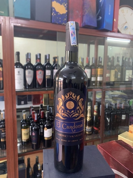 Rượu Vang Chile EL CARDONAL CABERNET SAUVIGNON -giá rẻ nhất