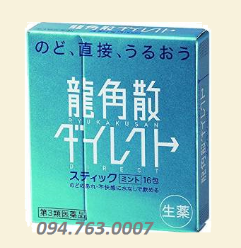 Thuốc viêm họng dạng bột bạc hà 16 gói