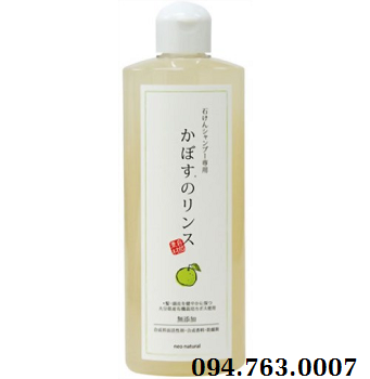 DẦU GỘI ĐẦU THIÊN NHIÊN CHIẾT XUẤT TỪ CHANH DÀNH CHO TÓC KHÔ XƠ 300ML