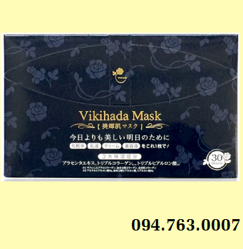 MẶT NẠ DƯỠNG DA CHỐNG LÃO HÓA VIKIHADA MASK 30 MIẾNG