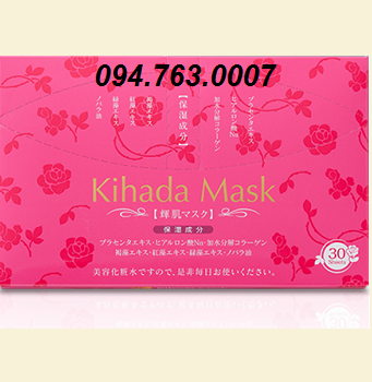 MẶT NẠ DƯỠNG DA CẢI THIỆN LÃO HÓA HIỆU QUẢ KIHADA MASK 30 MIẾNG (30 NGÀY)
