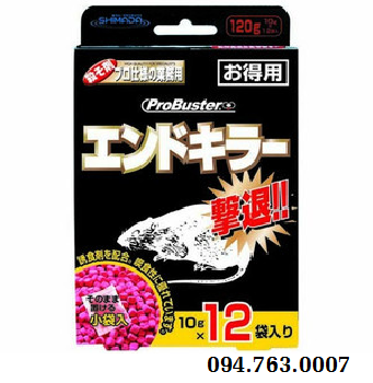 THUỐC DIỆT CHUỘT PROBUSTER (10g x12 túi)