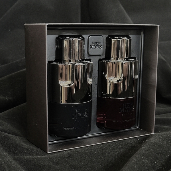 SET 2 CHAI TONER NƯỚC HOA HEY MANS SNIPER PERFUME AFTER SHAVE - SPECIAL DOUBLE SET - RED (1RED 1BLACK) 150ml X2
