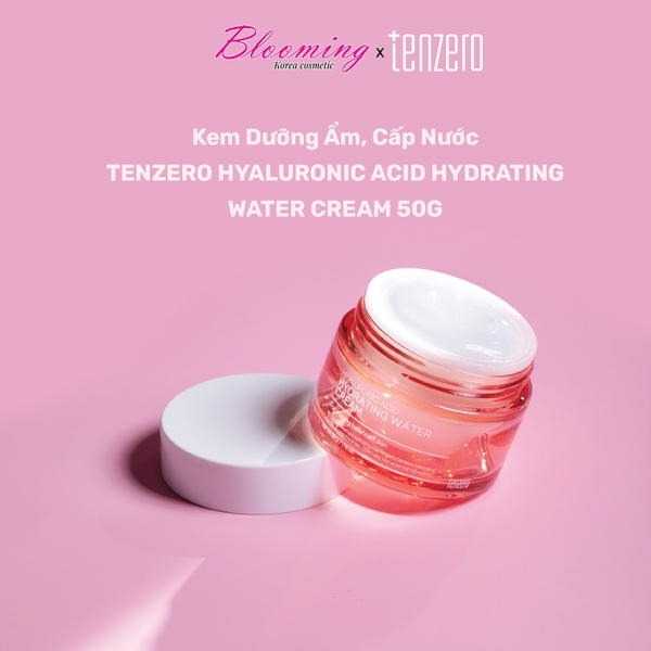 Kem Dưỡng Cấp Nước, Làm Sáng Da TENZERO HYALURONIC ACID HYDRATING WATER CREAM 50G