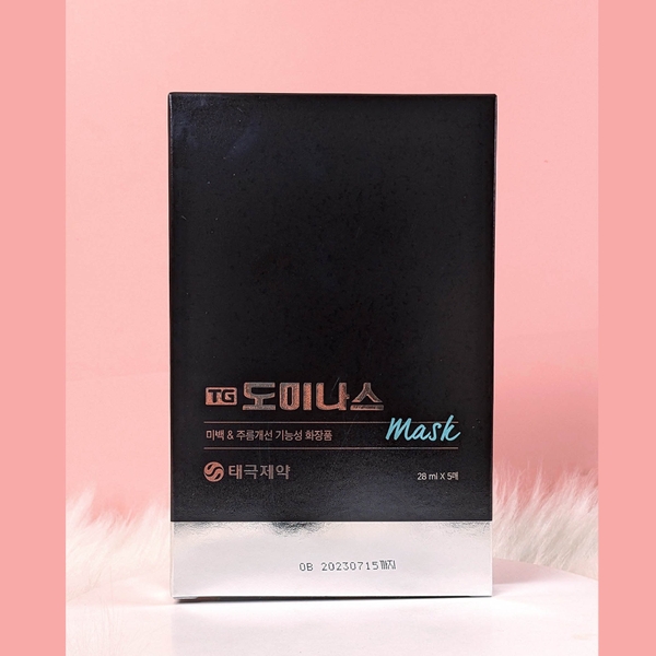 MẶT NẠ DƯỠNG ẨM CAO CẤP TG DOMINAS MASK PLUS ( hộp 5 miếng x 28ml)