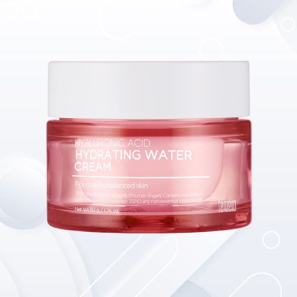 Kem Dưỡng Cấp Nước, Làm Sáng Da TENZERO HYALURONIC ACID HYDRATING WATER CREAM 50G