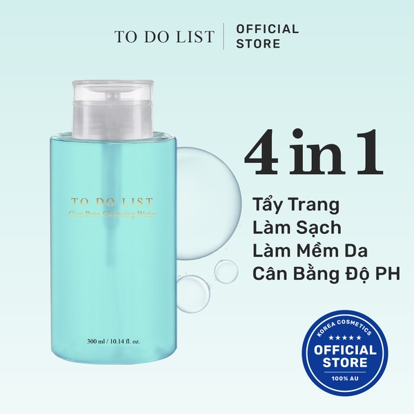 Nước Tẩy Trang Micellar To Do List Cleansing Water 300ml