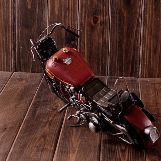 Xe motor mô hình Red Ghost Rider Cổ & Cũ Gift
