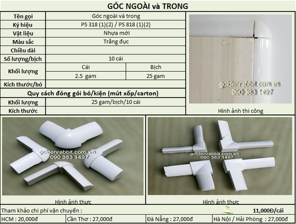 GÓC NGOÀI 90 ĐỘ