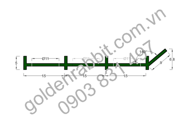 NẸP TRÁT GÓC TƯỜNG-PHẲNG  PL 300-25