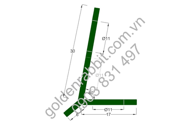 NẸP TRÁT GÓC TƯỜNG-HÌNH V PA 518-25