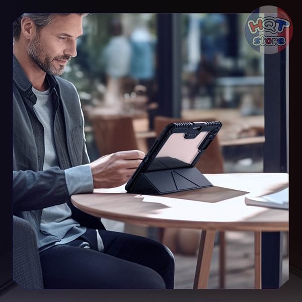 Bao da Nillkin Bumper Leather Case Pro iPad Pro 11 / 13 inch M4 2024