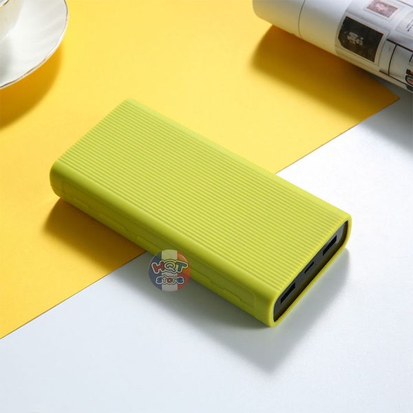 Bao silicon pin sạc dự phòng Xiaomi 20000mah Gen 3 / Gen 3 Pro