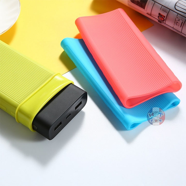 Bao silicon pin sạc dự phòng Xiaomi 20000mah Gen 3 / Gen 3 Pro
