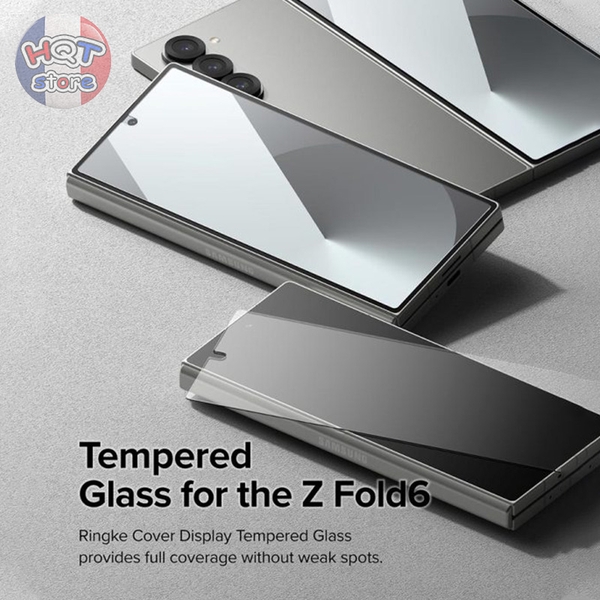 Bộ 2 kính cường lực màn Ringke Cover Display Glass Galaxy Z Fold 6