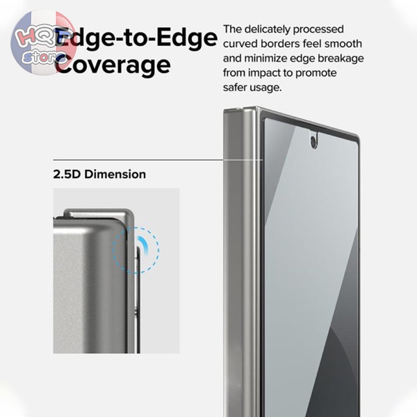 Bộ 2 kính cường lực màn Ringke Cover Display Glass Galaxy Z Fold 6