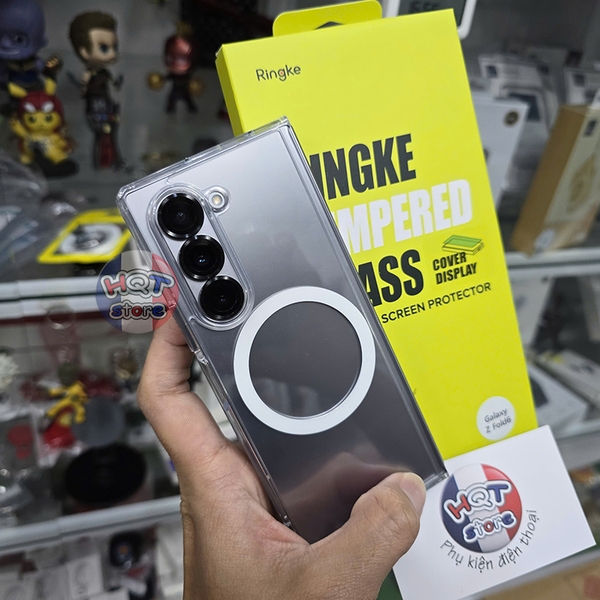 Bộ 2 kính cường lực màn Ringke Cover Display Glass Galaxy Z Fold 6