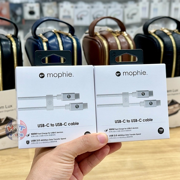 Bộ củ cáp sạc nhanh PD 30W Mophie Speedport 30 GaN Cáp C to C 100W