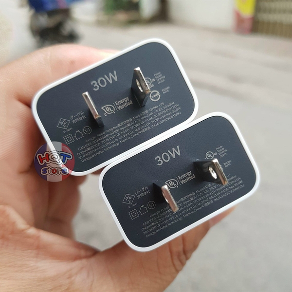 Bộ củ cáp sạc nhanh Google Pixel 30W PD PPS Charger + Cáp C to C