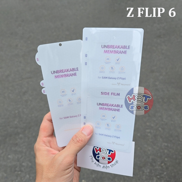 Bộ dán PPF full màn hình body mặt lưng cho Galaxy Z Flip 6