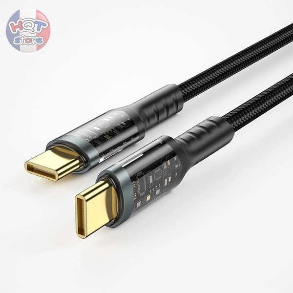 Cáp sạc nhanh 100W C to C WiWU Geek Series Wi-C106 Fast Charging Cable