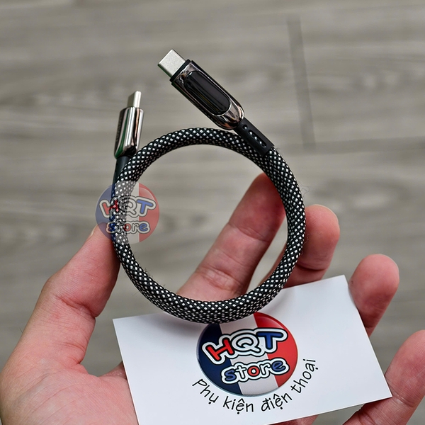 Cáp sạc nhanh 100W C to C WiWU MagQ Line Wi-C041 dây nam châm tự hít