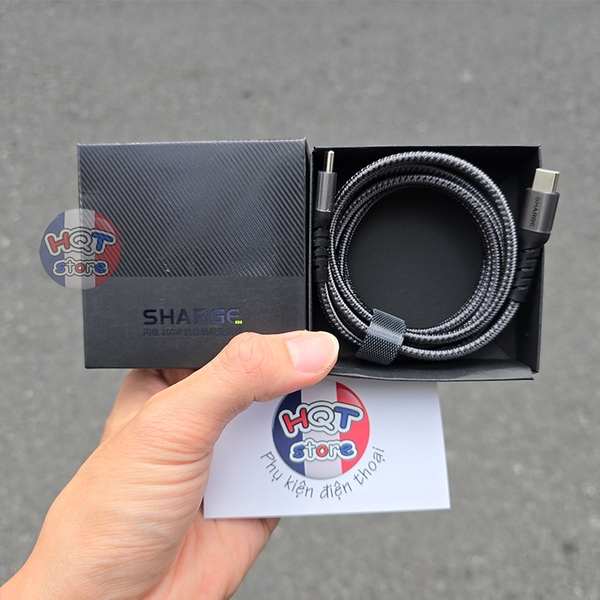 Cáp sạc nhanh C to C 100W Shargeek SL100 dài 1.5m dây dù chống đứt gãy