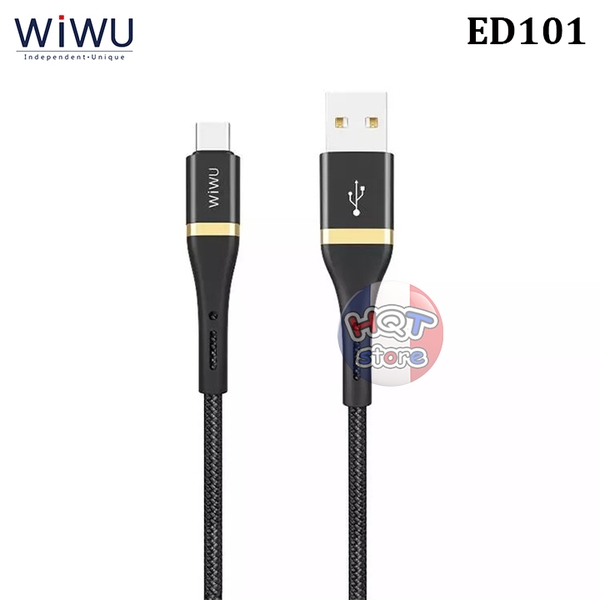 Cáp sạc nhanh USB-A to Type C WiWU Elite Data Cable ED101