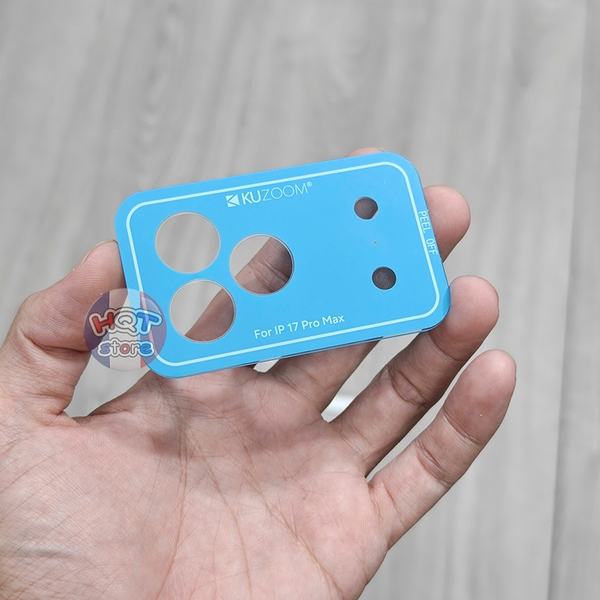 Combo dán Film bảo vệ Camera + PPF Lưng Kuzoom iPhone 17 Pro Max 17Pro