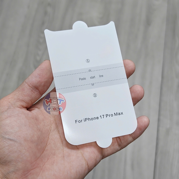 Combo dán Film bảo vệ Camera + PPF Lưng Kuzoom iPhone 17 Pro Max 17Pro