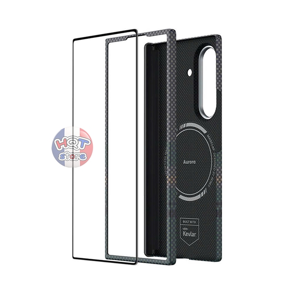 Combo kính ốp lưng carbon Benks Aurora ArmorAir Case Samsung Z Fold 7