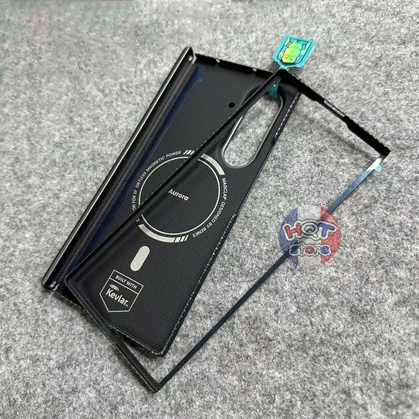 Combo kính ốp lưng carbon Benks Aurora ArmorAir Case Samsung Z Fold 7