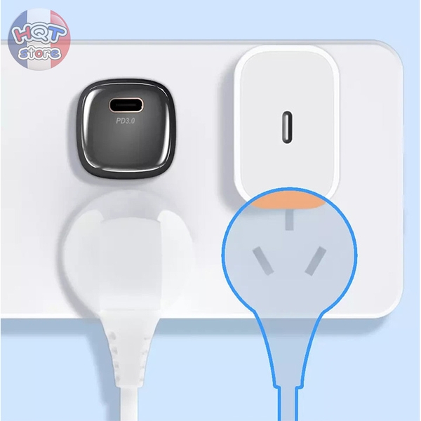 Củ sạc nhanh PD 20W WiWU Mini TP08 Fast Charger siêu nhỏ gọn