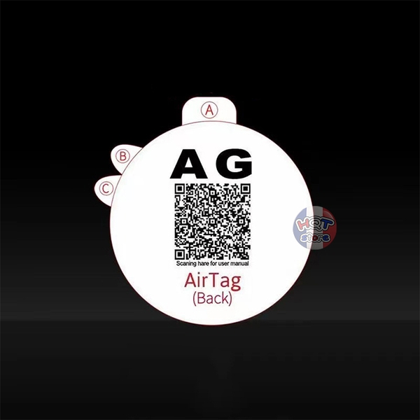 Dán PPF full 2 mặt chống trầy cho Airtag dán trong suốt và nhám mờ