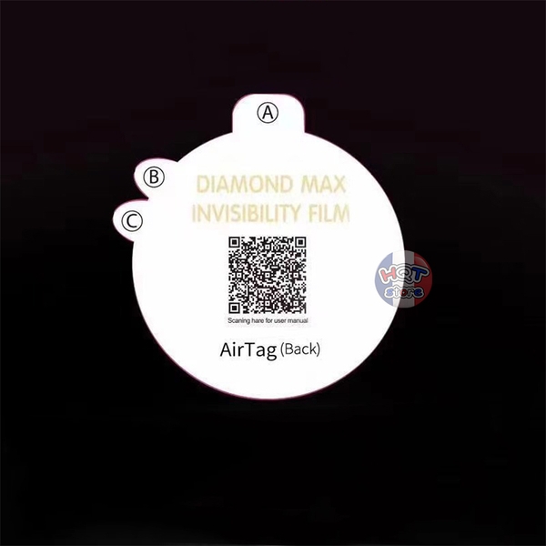 Dán PPF full 2 mặt chống trầy cho Airtag dán trong suốt và nhám mờ