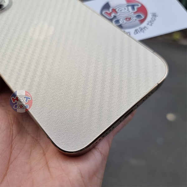 Dán decal vân carbon mặt lưng cho IPhone 13 Pro Max 13 Pro 13 13 Mini