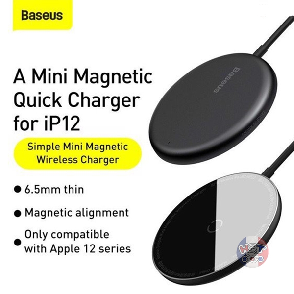 Đế sạc không dây Magsafe Baseus Simple Mini Magnetic Wireless Charger