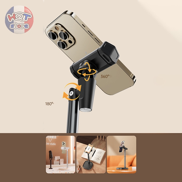 Giá đỡ để bàn BONERUY T8 cho điện thoại video call live stream
