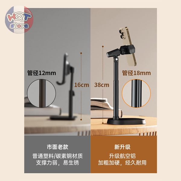 Giá đỡ để bàn BONERUY T8 cho điện thoại video call live stream