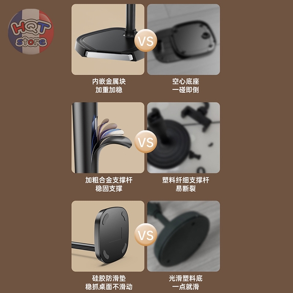 Giá đỡ để bàn BONERUY T8 cho điện thoại video call live stream