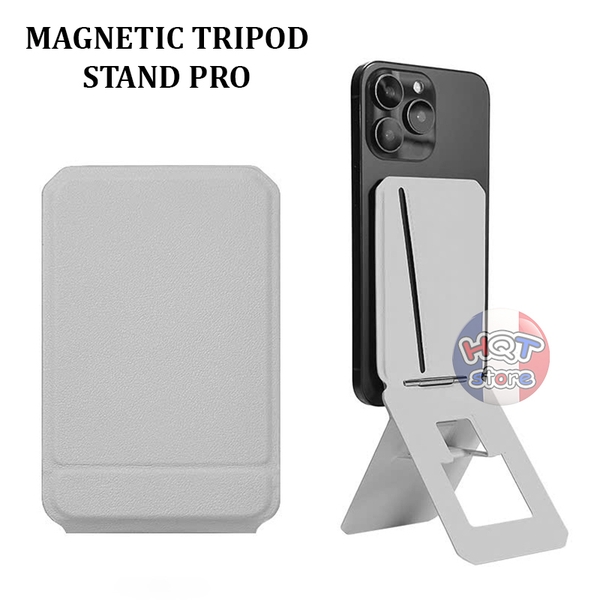 Giá đỡ hít nam châm MS Magnetic Tripod Stand Pro ví da đựng thẻ đa năng