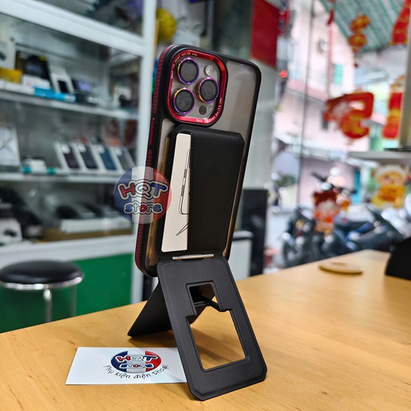 Giá đỡ hít nam châm MS Magnetic Tripod Stand Pro ví da đựng thẻ đa năng
