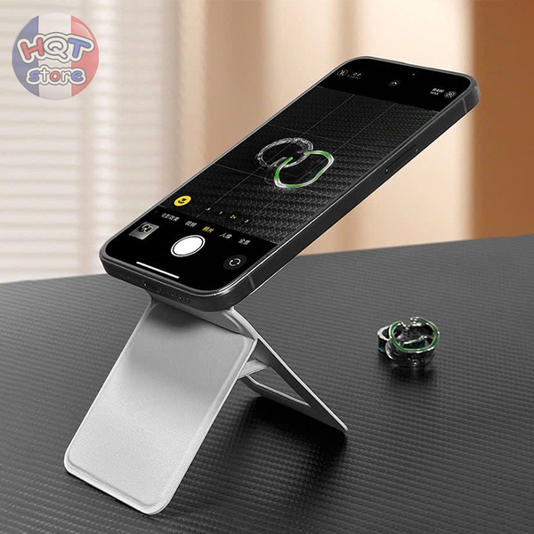 Giá đỡ hít nam châm Magsafe Magnetic Tripod Stand Pro ví da đựng thẻ